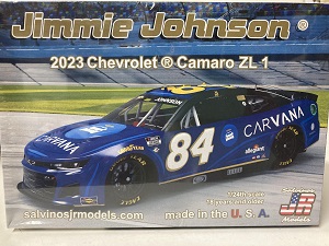 Jimmie Johnson #84 2023 Carvana Chevrolet Camaro ZL1 Salvino Model Car Kit