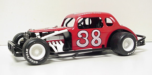 Jerry Cook #38 1/25th custom built diecast  coupe modified