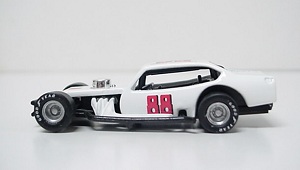 Mike Loescher #88 1/64th custom-built Vega modified race car