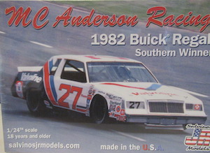 MC Anderson 1982 Southern Winner  Buick Regal Salvinos JR Model kit