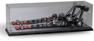 1/24th scale mirrored-back acrylic case Top Fuel dragster