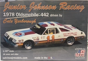 Cale Yarborough #11 Junior Johnson Racing 1978 Oldsmobile 442 Salvinos JR Model kit