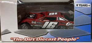 Tyler Bruening #16 1/64th 2022 ADC Capital Racing dirt late model
