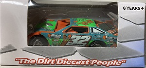 Bobby Pierce #32 1/64th 2022 ADC Scooby Do dirt late model