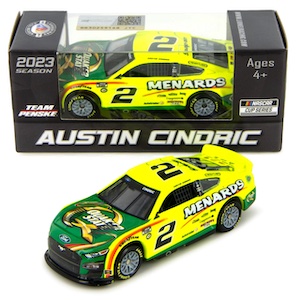 Austin Cindric #2 1/64th 2023 Lionel Menards Quaker State Mustang