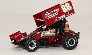 Austin McCarl #88 1/50th 2023 Acme Country Builders WOO sprint car