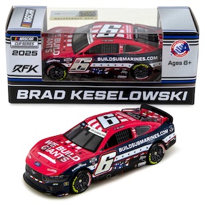 Brad Keselowski #6 1/64th 2025 Lionel Buildsubmarines.com Salutes Mustang