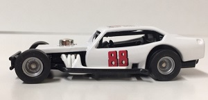 Mike Loescher #88 1/64th custom-built Vega modified race car
