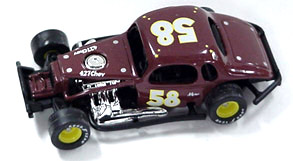 Merv Treichler #58 1/64th scale modified coupe