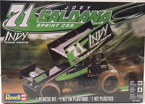 Joey Saldana #71 Indy Race Parts Sprint Car 1/24th Revell plastic model kit