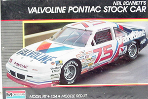 Neil Bonnett #75 Valvoline Pontiac Stock Car Model kit