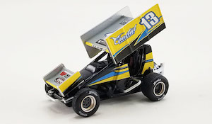 Justin Peck #13 1/64th 2022 Acme Coastal Race Parts WOO sprint car