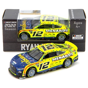 Ryan Blaney #12 1/64th 2022 Lionel Wrangler-Menards All Star Win Mustang