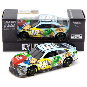 Kyle Busch #18 1/64th 2022 Lionel M&Ms Crunchy Cookie Bristol Dirt Win Toyota