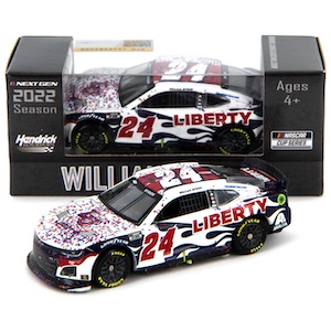 William Byron #24 1/64th 2022 Lionel Liberty University Atlanta Win Camaro 