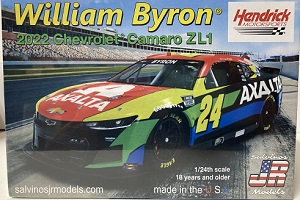 William Byron #24 2022 Axalta Chevrolet Camaro ZL1 Salvino Model Car Kit