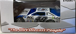 Jonathan Davenport #49 1/64th 2022 ADC Nutrien Ag Solutions World 100 dirt late model