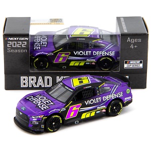 Brad Keselowski #6 1/64th 2022 Lionel Violet Defense Mustang