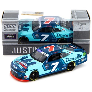 Justin Allgaier #7 1/64th 2022 Lionel Door Bumper Clear Podcast Camaro
