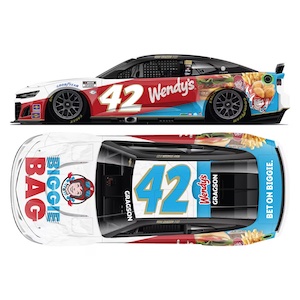 Noah Gragson #42 1/64th 2023 Lionel Wendy's Biggie Bag Camaro