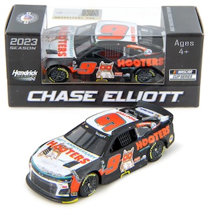 Chase Elliott  #9 1/64th 2023 Lionel Hooters Chicago Raced Camaro