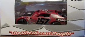 Mike Marlar #157 1/64th 1/64th 2024 ADC Bennett Explosives Dream dirt late model     