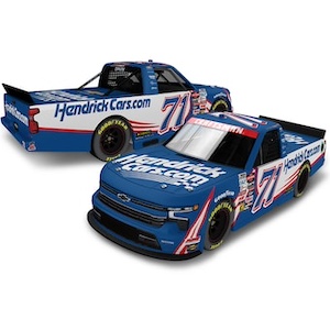 Rajah Caruth  #71 1/64th 2024 Lionel Hendrickcars.com Las Vegas Win Silverado 