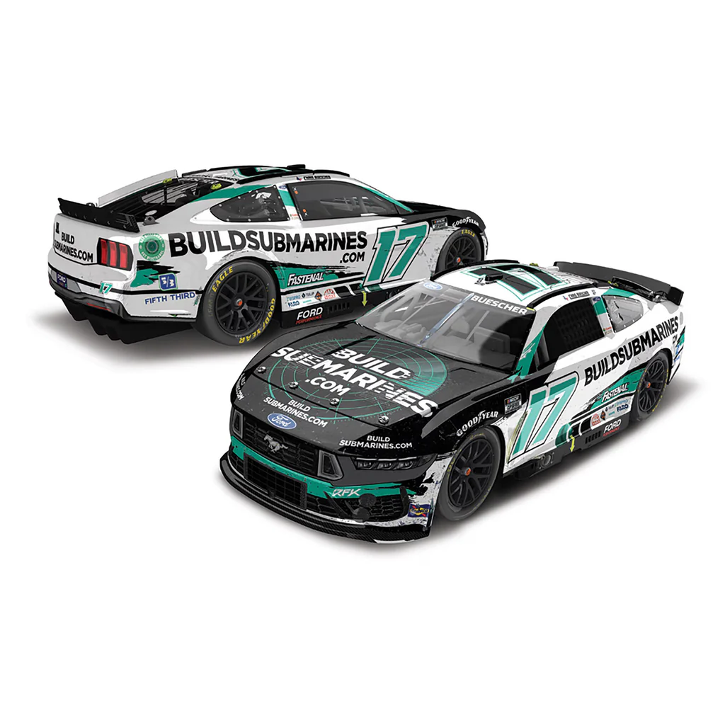 Chris Buescher #17 1/64th 2024 Lionel Build Submarines.com Watkins Glen Win Mustang