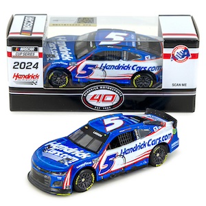 Kyle Larson #5 1/64th 2024 Lionel Hendrickcars.com Kansas Win Camaro