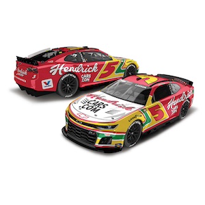 Kyle Larson #5 1/64th 2024 Lionel Hendrickcars.com Darlington Throwback Camaro