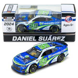 Daniel Suarez #99 1/64th 2024 Lionel Freeway Insurance Atlanta Win Camaro