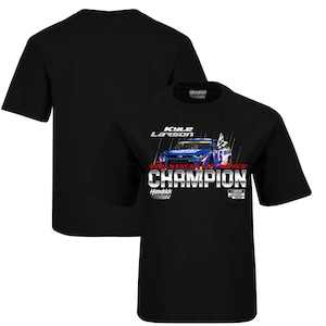 Kyle Larson #5 2021 Hendrickcars.com black Cup Champion youth t-shirt