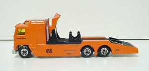 Richie Evans #61 1/64th  Big Orange custom-built ramp truck