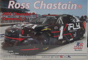 Ross Chastain #1 2022 iFly Chevrolet Camaro ZL1 Salvino Model Car Kit
