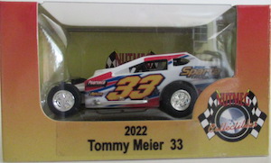 Tommy Meier #33 1/64th 2022 Nutmeg Sparta Trucking dirt modified